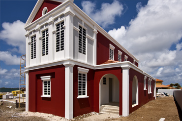 Het bouwen van een huis op Bonaire